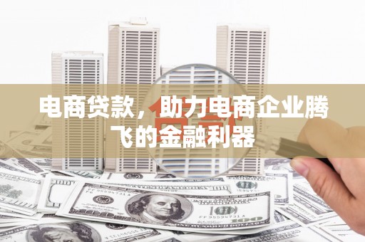 蕉城电商贷款，助力电商企业腾飞的金融利器