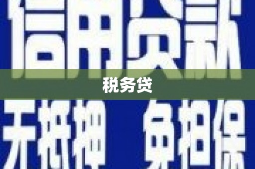 蕉城税务贷