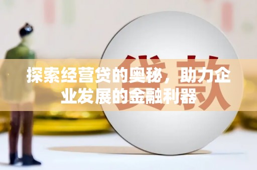 蕉城探索经营贷的奥秘，助力企业发展的金融利器