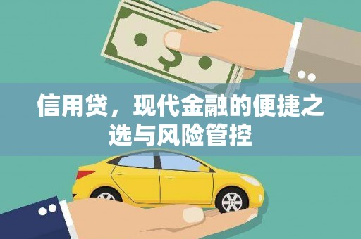 蕉城信用贷，现代金融的便捷之选与风险管控