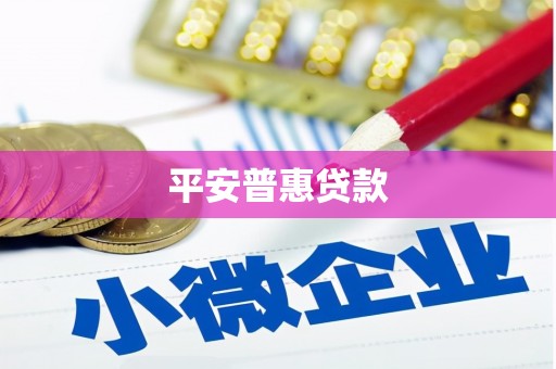 蕉城平安普惠贷款