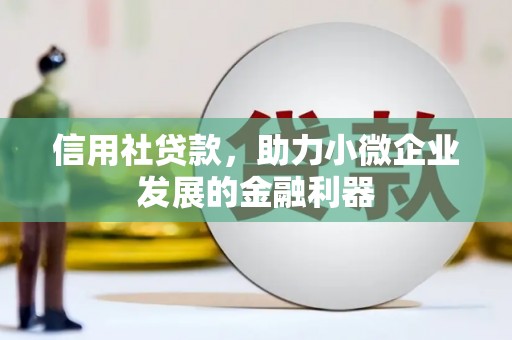 蕉城信用社贷款，助力小微企业发展的金融利器
