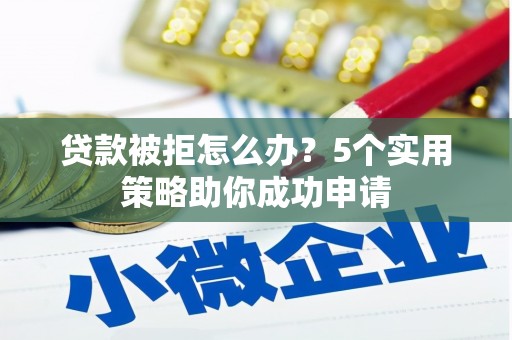 蕉城贷款被拒怎么办？5个实用策略助你成功申请